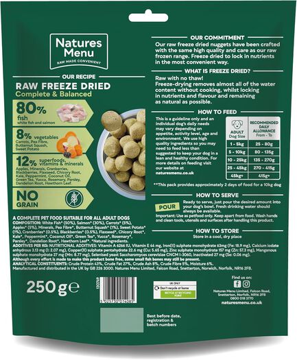 80% Fish Freeze Dried Nuggets image number 1